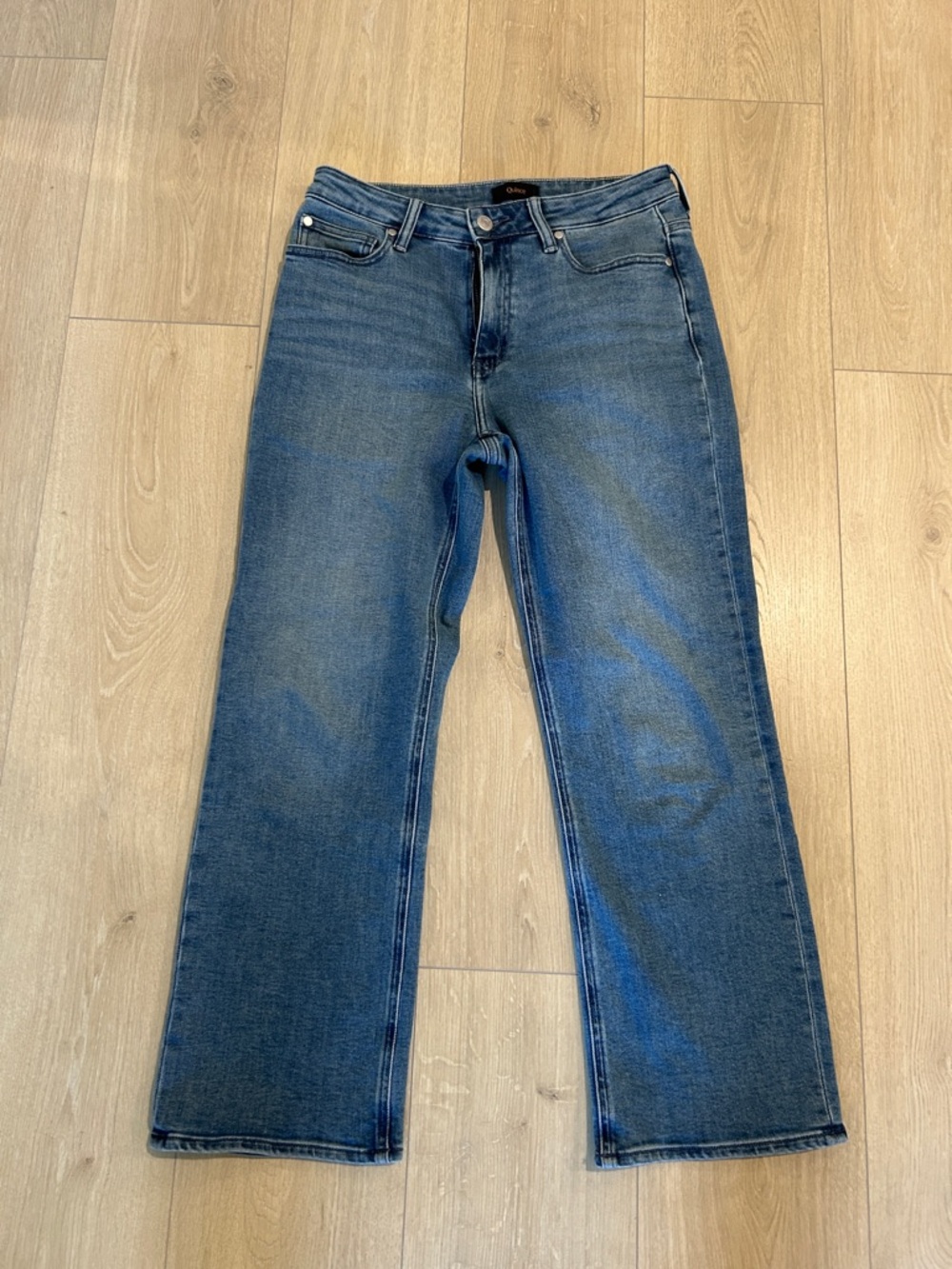 Quince Mid-Rise Straight Leg Jeans - size 28
